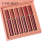 HANDAIYAN - Set de 6 labiales líquidos con brillo duradero